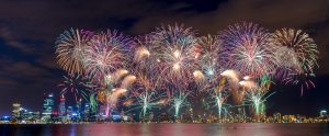 Perth Commercial Photography | Australia Day Fireworks Perth WA